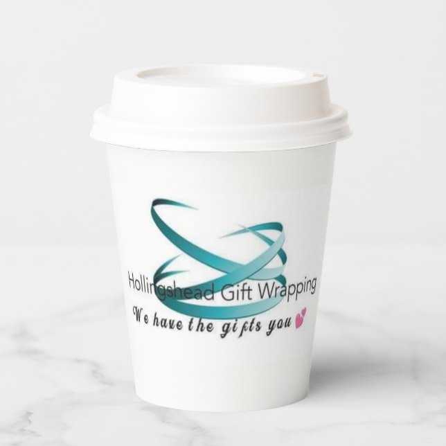 Hollingsheft Geschenkpapier-Cups Pappbecher (Vorderseite)
