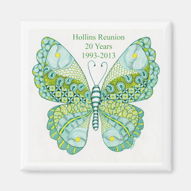 Hollins-Klasse von 1993 Wiedersehen Magnet (Vorne)