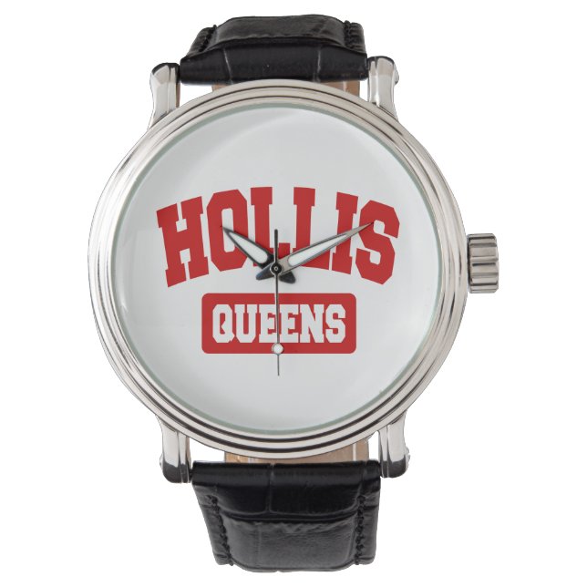 Hollis, Queens, NYC Armbanduhr (Vorderseite)
