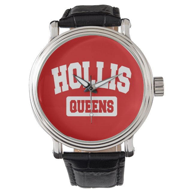 Hollis, Queens, NYC Armbanduhr (Vorderseite)