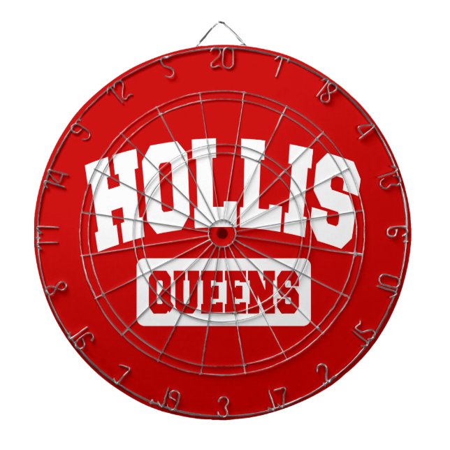 Hollis, Queens, NYC Dartscheibe (vorne)
