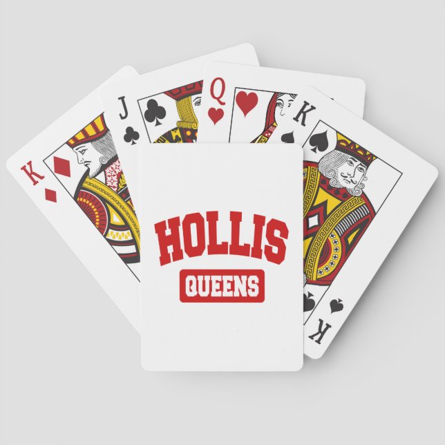 Hollis, Queens, NYC Spielkarten (Rückseite)