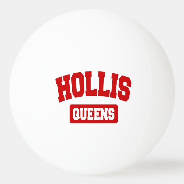 Hollis, Queens, NYC Tischtennisball (Vorderseite)