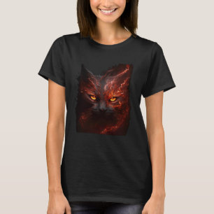Höllische Katze Satanische Katze Böse Katze Katzen T-Shirt