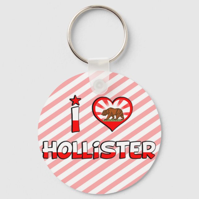 Hollister, CA Schlüsselanhänger (Vorderseite)