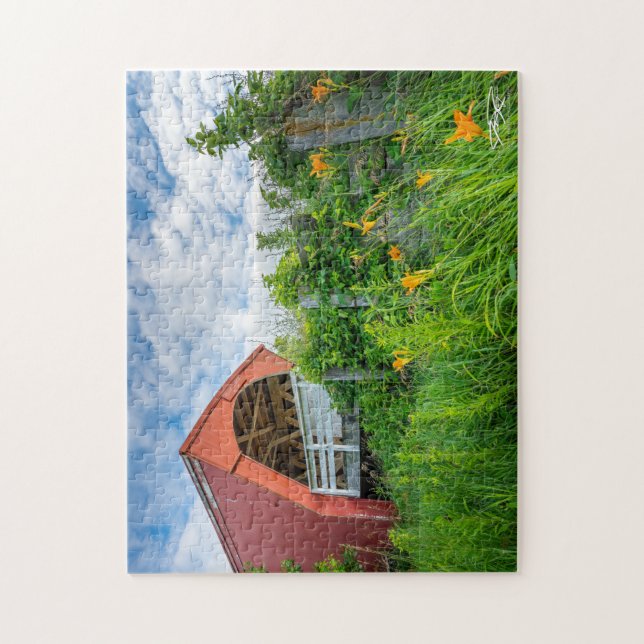 Holliwell Bridge - Landkreis Madison, Iowa (Vertikal)