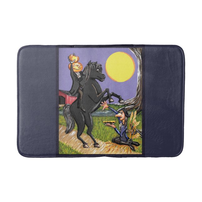 Hollow Headless Horseman Ichabod Crane Mat Badematte (Vorderseite)
