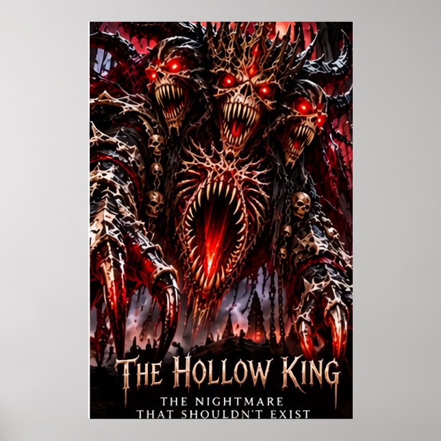 Hollow King Three Faced Nightmare Poster (Vorne)