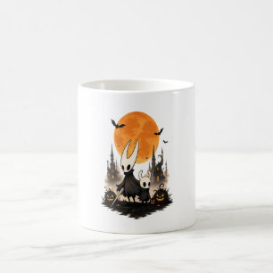 Hollow Knight Halloween Gruseliger Mond Kürbis Gam Kaffeetasse