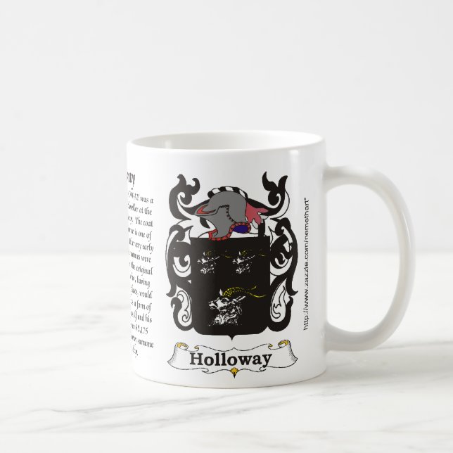 Holloway Familien-Wappen Tasse (Rechts)