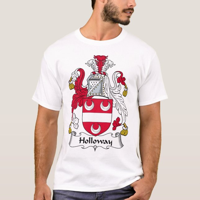 Holloway Familienwappen T-Shirt (Vorderseite)