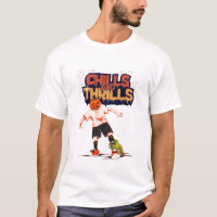 HOLLOWEEN CITROUILLE ENFANTS ET THRILLS TSHIRT DES