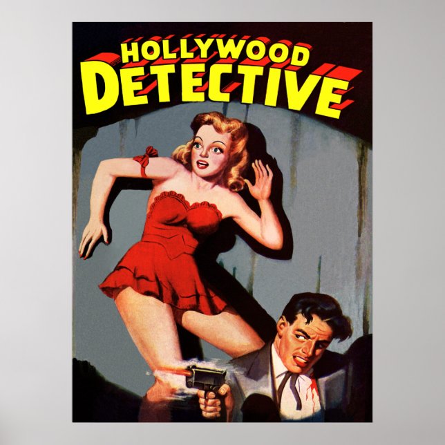 Hollwood Detective Poster (Vorne)
