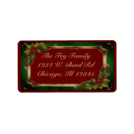 Holly 2.37x.1.25 Anschrift Adressaufkleber