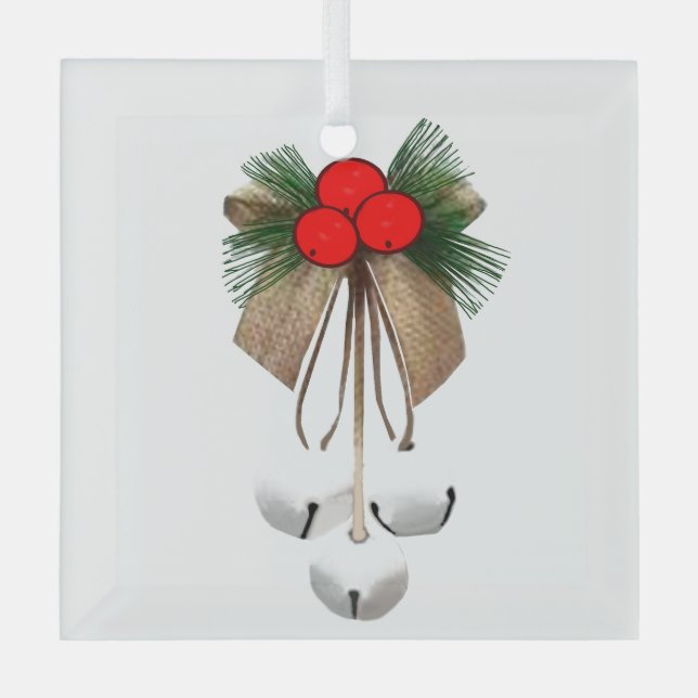 Holly and Jingle Bells Ornament (Vorderseite)