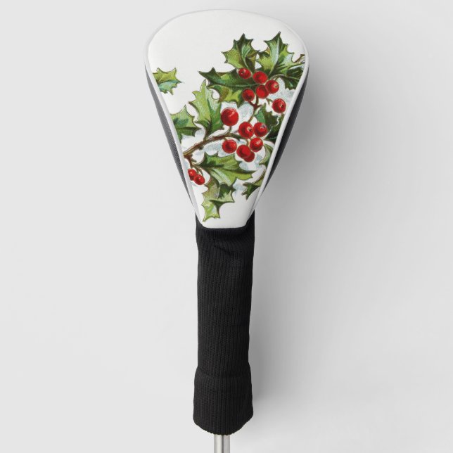 Holly Berries 001 Golf Headcover (Vorderseite)