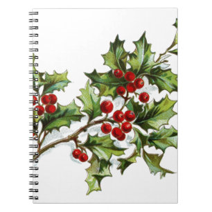 Holly Berries 001 Notizblock
