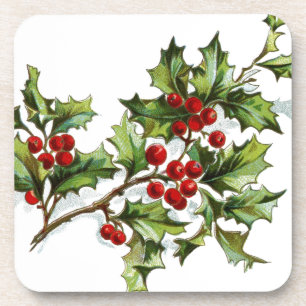Holly Berries 001 Untersetzer