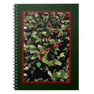 'Holly & Berries' Notizbuch/Journal Notizblock