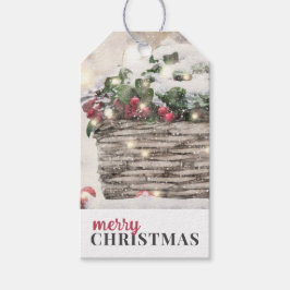 Holly Berries Weihnachtsgeschenke Tags Geschenkanhänger