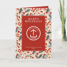 Holly Berry Corporate Business QR Code Weihnachten