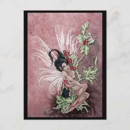 Holly Berry Fee Postkarte