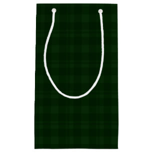 Holly Berry Green Tartan Geschenktasche Kleine Geschenktüte