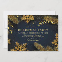 Holly Berry Pine Cones Branch Christmas Party