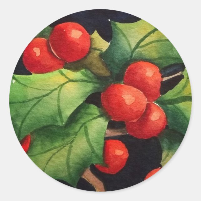 Holly Berry Stickers (Vorderseite)