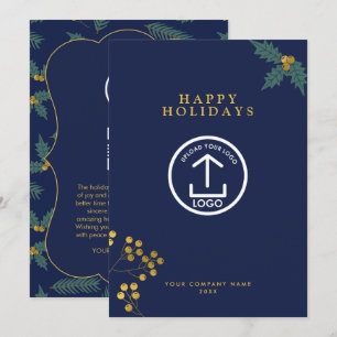 Holly Berry Weihnachtsgeschäft QR Code Weihnachten Einladung