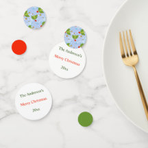 Holly Bery und Blätter Muster Frohe Weihnachten