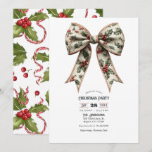 Holly Bow Holiday Weihnachts-Party