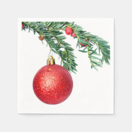 Holly Branch Napkins Serviette