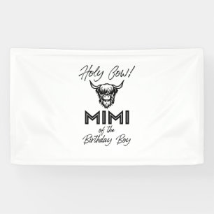 Holly Cow Mimi vom Geburt Boy Highland Cow 1s Banner