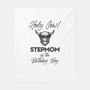Holly Cow Stepmuth von der Geburt Boy Highland Kuh Fleecedecke