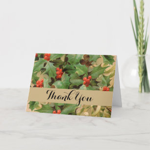 Holly danke Ihnen Art Print Pattern Blume Evergree