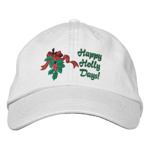 Holly Days Bestickte Kappe