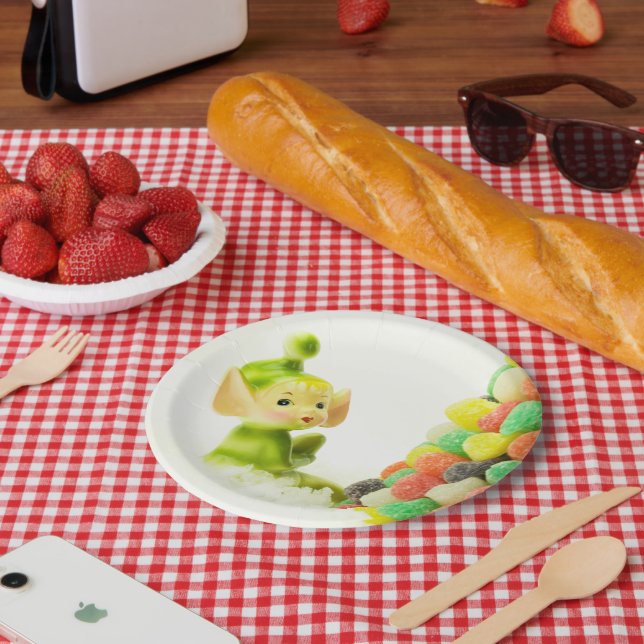 Holly die Pixie-Elfe Pappteller (Picknick)