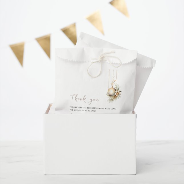 Holly Favor Bag | Festiges Brautparty Geschenktütchen (Party)