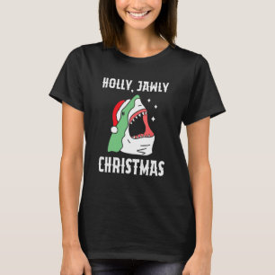 Holly Jawly Weihnachten im Juli Shark T-Shirt