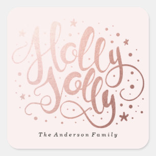 Holly Jolly Autocollants de vacances