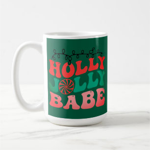Holly Jolly babe Weihnachtsfeiertage Tasse