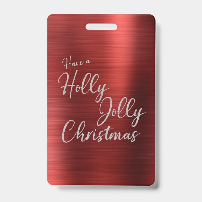 Holly, Jolly Christmas Ausweis (Front)