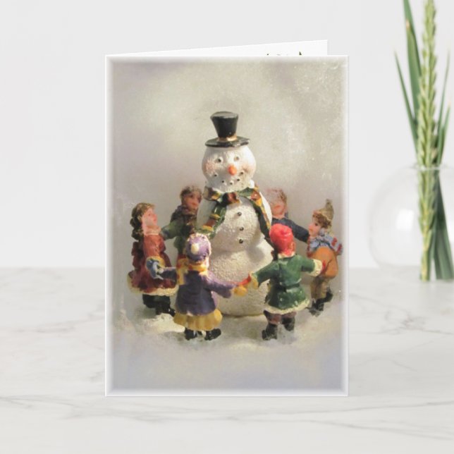Holly Jolly Christmas Feiertagskarte (Vorderseite)