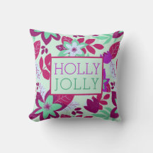 Holly Jolly Christmas Floral Holiday