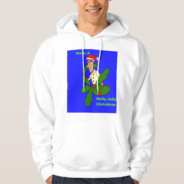 Holly Jolly Christmas Hoodie (Vorderseite)