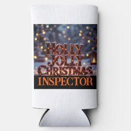 Holly Jolly Christmas Inspector Fun Selters Dosenkühler