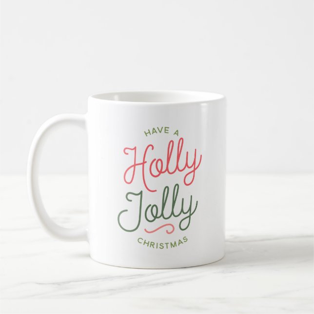 Holly Jolly Christmas Kaffeetasse (Links)