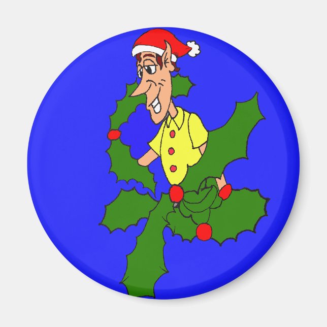 Holly Jolly Christmas Magnet (Devant)