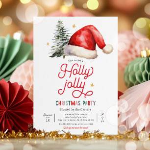 Holly Jolly Christmas Party Family Holiday Party Einladung
